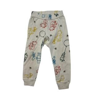 HANNA ANDERSSON Disney Winnie the Pooh Ivory Outline Pajama Pants Size 2 80/85